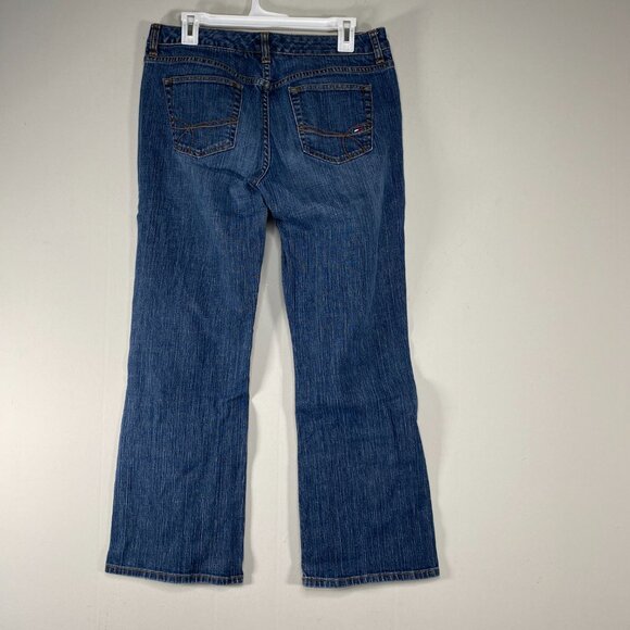 Tommy Hilfiger Denim Jeans Women's 10S Mid Rise Blue Distressed Casual Pants - Picture 2 of 14